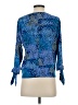 The Limited Blue 3/4 Sleeve Blouse Size S (petite) - photo 2