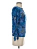 The Limited Blue 3/4 Sleeve Blouse Size S (petite) - photo 4