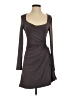 Unbranded Solid Gray Cocktail Dress Size S - photo 1