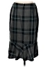 East5th Plaid Gray Formal Skirt Size 4 - photo 2