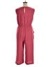 Connected Apparel 100% Polyester Solid Burgundy Pink Jumpsuit Size 14 - photo 2