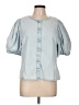 Gap Blue Short Sleeve Blouse Size L - photo 1