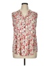 Unbranded Floral Ivory Sleeveless Blouse Size XL - photo 1