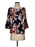 Nine Britton Blue 3/4 Sleeve Blouse Size S - photo 1