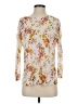 Ann Taylor LOFT Floral Ivory 3/4 Sleeve Blouse Size S - photo 1