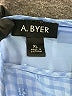 A. Byer 100% Polyester Blue 3/4 Sleeve Blouse Size XL - photo 7