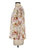 Ann Taylor LOFT Floral Ivory 3/4 Sleeve Blouse Size S - photo 5