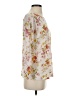 Ann Taylor LOFT Floral Ivory 3/4 Sleeve Blouse Size S - photo 4