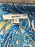 Nicola 100% Polyester Paisley Blue 3/4 Sleeve Blouse Size XL - photo 7