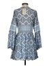 Moon River 100% Rayon Paisley Blue Casual Dress Size XS - photo 2