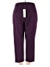 Alfred Dunner Solid Purple Active Pants Size 3X - photo 2
