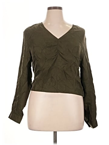 Madewell Brushed Ruched-Front Top (view 1)