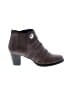 Brighton 100% Leather Brown Ankle Boots Size 9 - photo 1