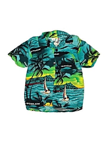 Unbranded Short Sleeve Button-Down Shirt (view 1)