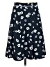 Brooks Brothers 100% Polyester Print Blue Casual Skirt Size 2 - photo 1