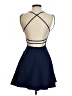 Lulus Solid Blue Cocktail Dress Size S - photo 2