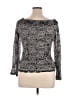 Emma Street Silver Long Sleeve Top Size 12 - photo 2