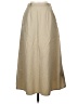 Talbots 100% Cotton Solid Tan Formal Skirt Size 2 - photo 1