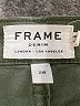 FRAME Denim Solid Green Khaki Shorts Size 26 waist - photo 3