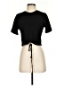 Monrow Black Short Sleeve T-Shirt Size S - photo 1