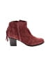 Matisse 100% Leather Burgundy Ankle Boots Size 9 1/2 - photo 1