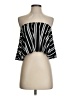 Whisper 100% Polyester Stripes Black Tube Top Size S - photo 1