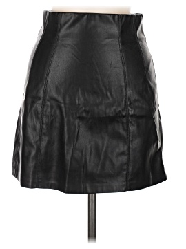 Zara Faux Leather Skirt (view 1)