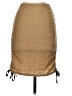 Shein Solid Tan Casual Skirt Size 2 - photo 2