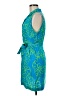 Escapada 100% Rayon Tropical Teal Casual Dress Size M - photo 5