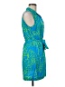 Escapada 100% Rayon Tropical Teal Casual Dress Size M - photo 4
