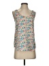 French Connection 100% Polyester Ivory Sleeveless Blouse Size 2 - photo 1