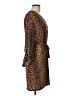 MICHAEL Michael Kors Animal Print Brown Casual Dress Size L - photo 4