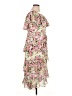 WAYF 100% Polyester Floral Pink Cocktail Dress Size XL - photo 4