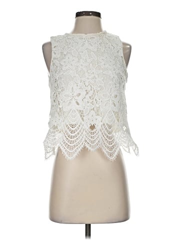 She + Sky Sleeveless Blouse (view 1)