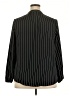 Jennifer Lopez 100% Polyester Stripes Black Long Sleeve Blouse Size XXL - photo 2