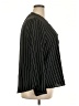 Jennifer Lopez 100% Polyester Stripes Black Long Sleeve Blouse Size XXL - photo 4