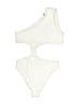 Swim By Di Solid Ivory One Piece Swimsuit Size M - photo 1