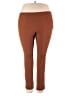 A New Day Solid Brown Active Pants Size 18 - photo 1