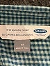 Old Navy 100% Cotton Houndstooth Teal Long Sleeve Button-Down Shirt Size M - photo 7