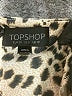 Topshop 100% Polyester Animal Print Ivory Cocktail Dress Size 6 - photo 7