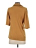 BCBGMAXAZRIA Gold 3/4 Sleeve Top Size S - photo 2