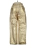 Zara Metallic Gold Jeans Size 4 - photo 2