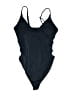 Beach Riot Solid Black One Piece Swimsuit Size M - photo 1