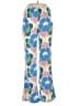 Zara Print Blue Casual Pants Size S - photo 1