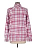 L.L.Bean 100% Cotton Plaid Pink Long Sleeve Button-Down Shirt Size M - photo 2