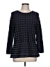 Talbots Polka Dots Black Pullover Sweater Size L - photo 1