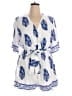 Cupshe 100% Rayon Blue White Romper Size XL - photo 1