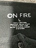 ON FIRE 100% Cotton Black Short Sleeve Henley Size L - photo 7