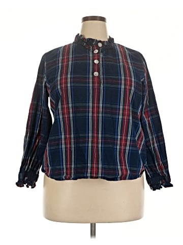 St. John's Bay Long Sleeve Button-Down Shirt (view 1)