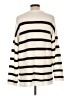 Janina Stripes Ivory Pullover Sweater Size L - photo 2